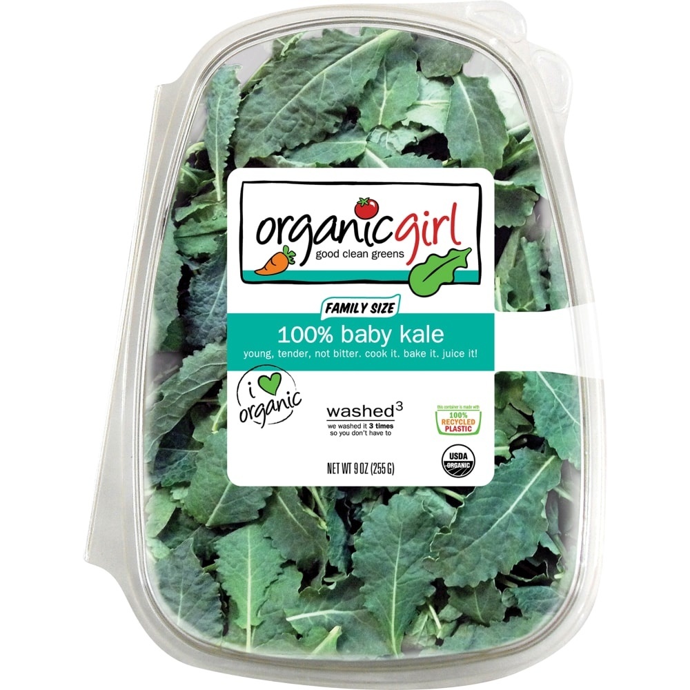 slide 1 of 1, Organic Girl 100% Baby Kale, 9 oz