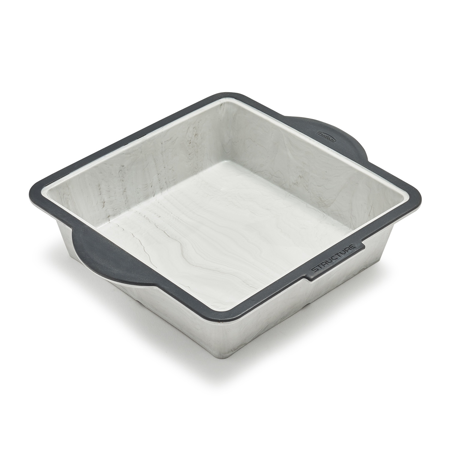 slide 1 of 1, Trudeau Structure Silicone Pro Square Cake Pan, 8 in x 8 in