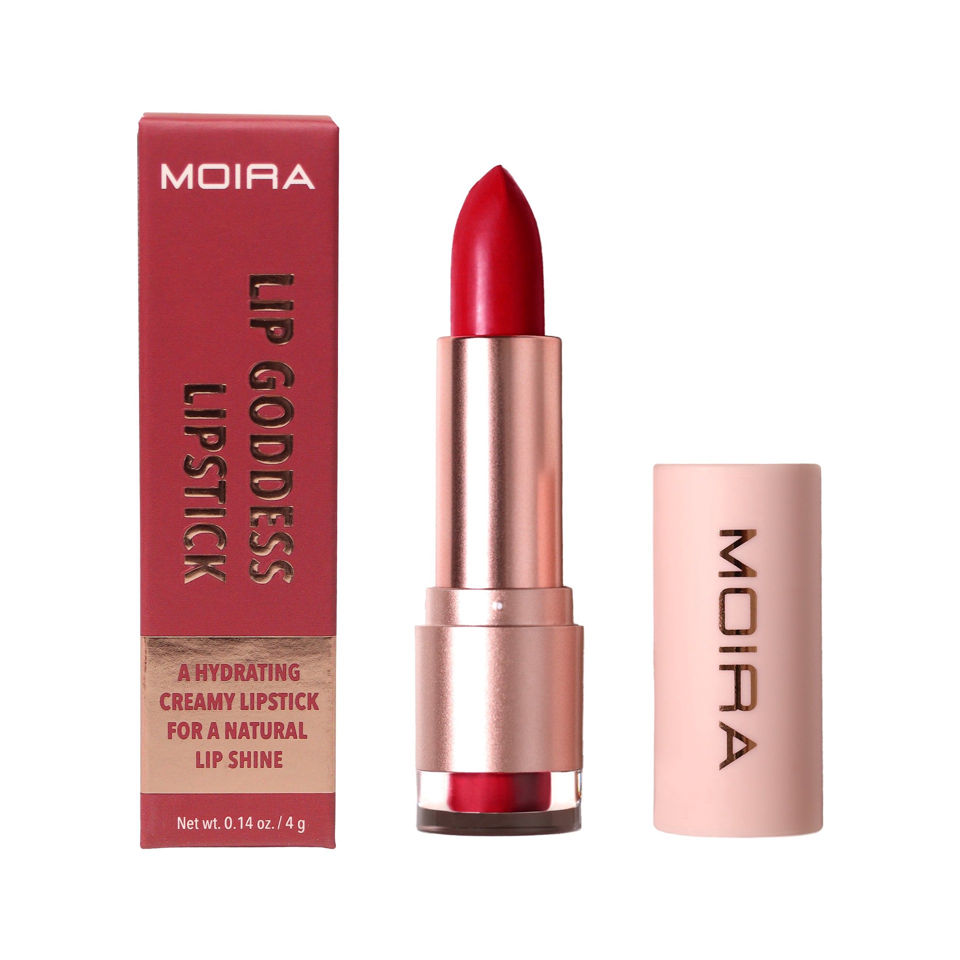 slide 1 of 1, Moira Lip Goddess Lipstick - 016 Treasure, 1 ct
