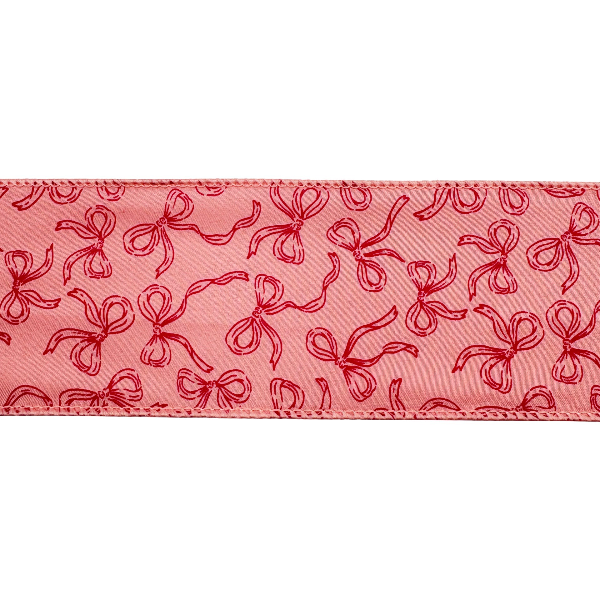 slide 3 of 3, 2.5" X 20ft. Holly Jolly Bows Wired Ribbon By Celebrate It, 2.5 in x 20 ft