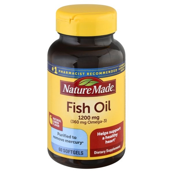 slide 1 of 1, Nature Made Fish Oil 1200 Mg, 60 ct