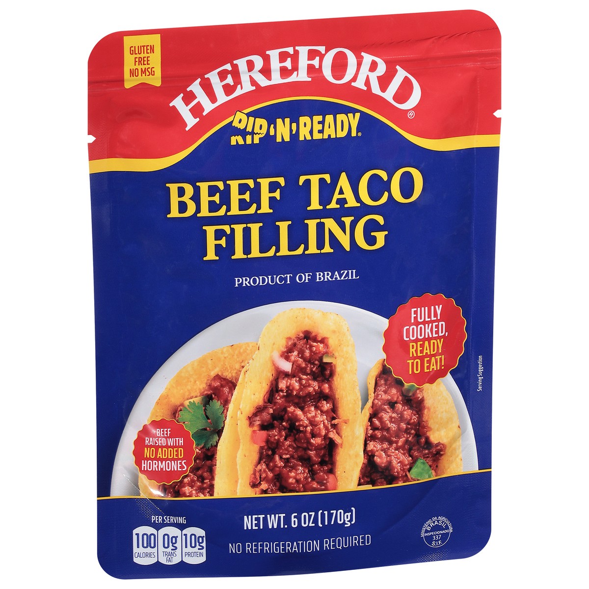 slide 4 of 9, Hereford Rip 'n' Ready Beef Taco Filling 1 ea, 1 ct