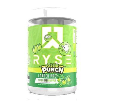slide 1 of 1, Ryse Sour Punch Sour Green Apple Loaded Pre 16.7 oz, 16.7 oz