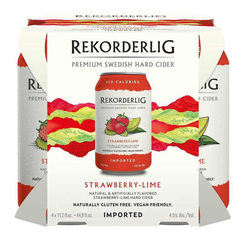 slide 1 of 1, Rekorderlig Strawberry Lime, 44 fl oz