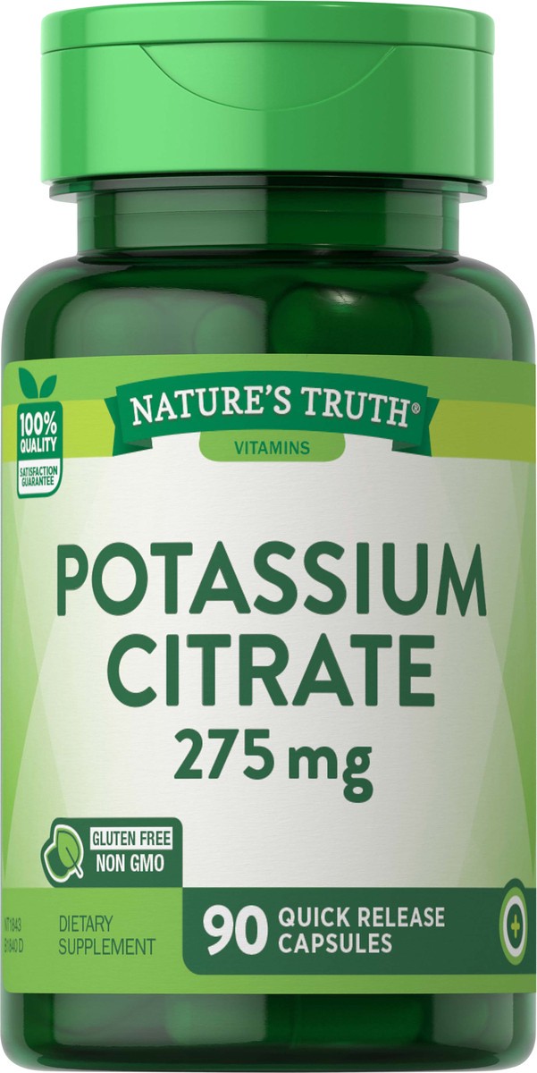 slide 5 of 5, Nature's Truth Potassium Citrate 275 mg, 90 ct