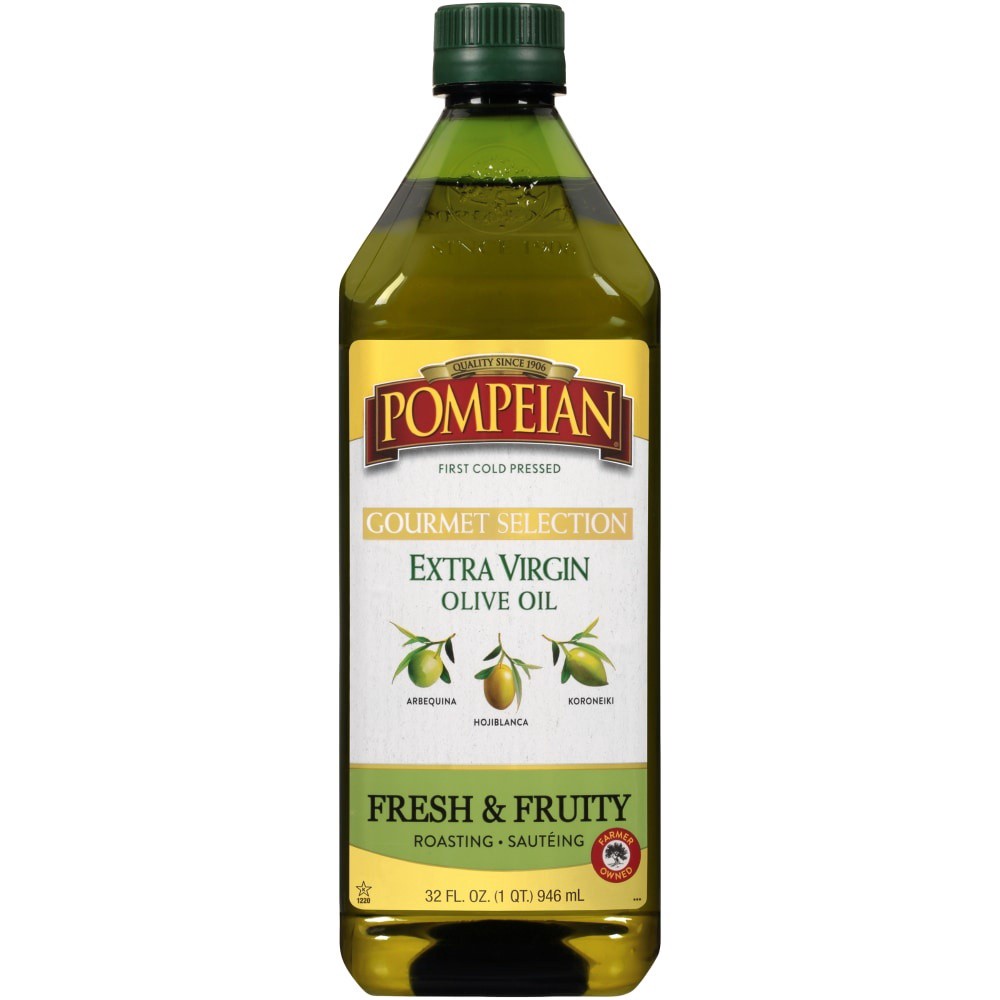 slide 1 of 1, Pompeian 32 oz Pompeian Gourmet Selection Extra Virgin Olive Oil, 32 fl oz