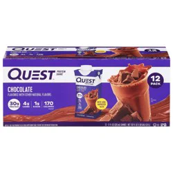 Quest Nutrition Quest Protein Shake Chocolate 12-11 Fl. Oz. Aseptic Packs