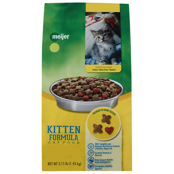 slide 1 of 1, Meijer Main Choice Kitten Food, 3.15 lb