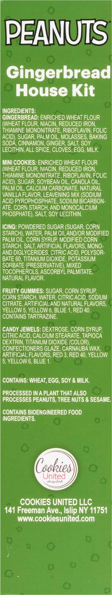 slide 6 of 9, Cookies United Peanuts Gingerbread House Kit, 45 ct