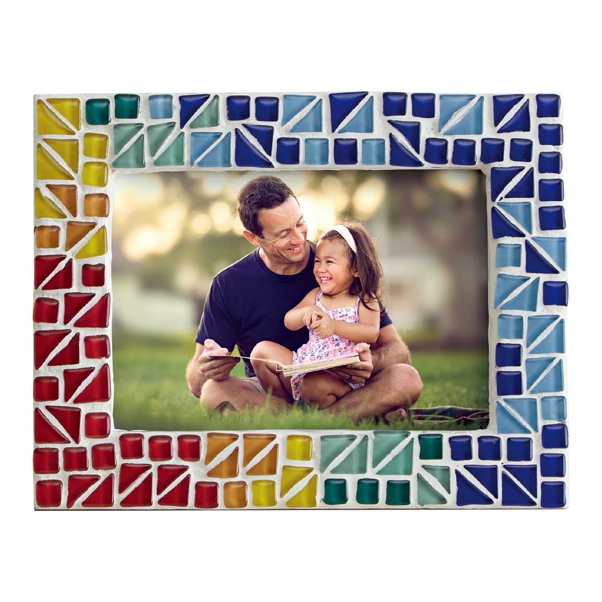slide 3 of 4, 5" X 7" Rainbow Mosaic Frame Kit By Make Market, 5 in x 7 in