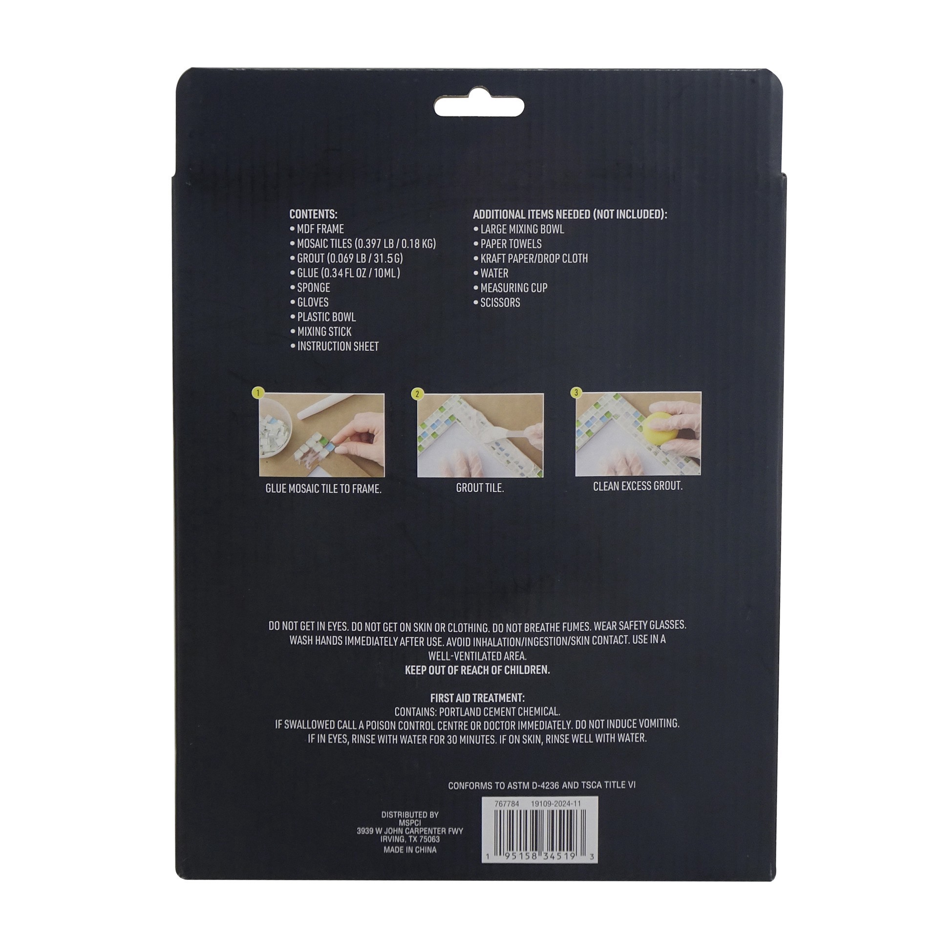 slide 2 of 4, 5" X 7" Rainbow Mosaic Frame Kit By Make Market, 5 in x 7 in