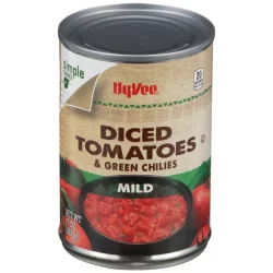 Hy-vee Mild Diced Tomatoes & Green Chilies