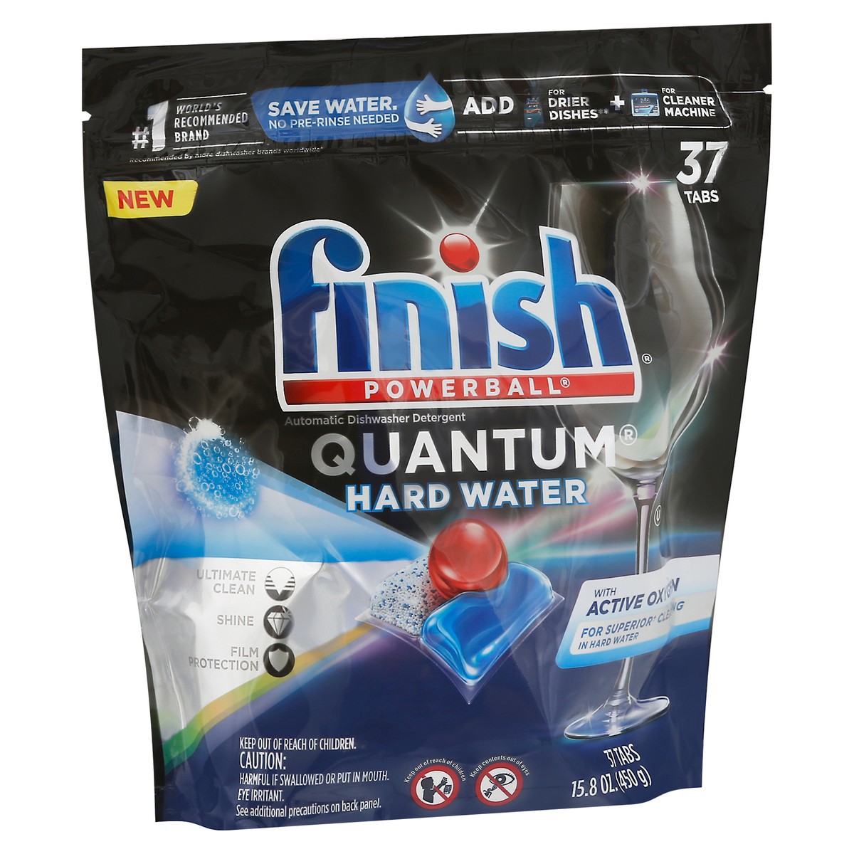 slide 2 of 9, FINISH QUANTUM™ HARD WATER - 4/37 ct., 37 ct