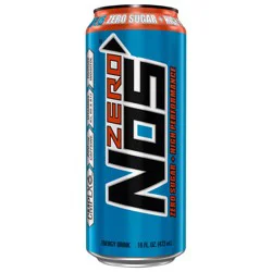 NOS Zero Sugar + High Performance Energy Drink- 16 fl oz