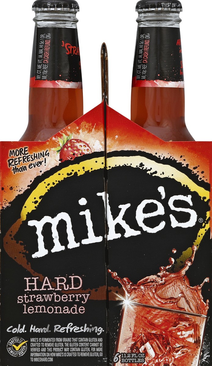 slide 3 of 6, Mike's Hard Strawberry Lemonade, 6 ct; 11.2 oz