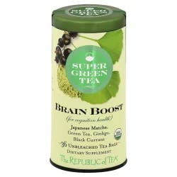 The Republic Of Tea Lean Green Super Green Tea Bags - 36 ct