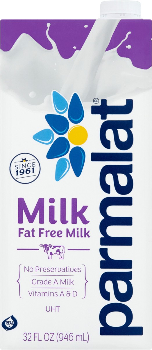 slide 9 of 12, Parmalat Milk, Fat Free Shelf Stable, 32 oz, 1 qt