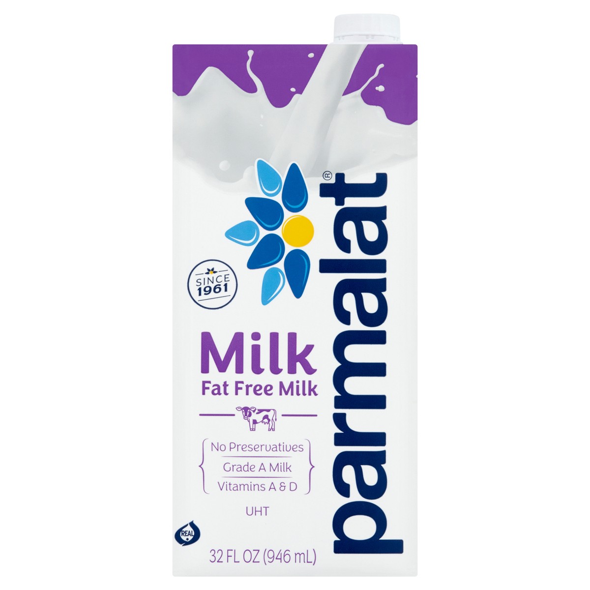 slide 3 of 12, Parmalat Milk, Fat Free Shelf Stable, 32 oz, 1 qt