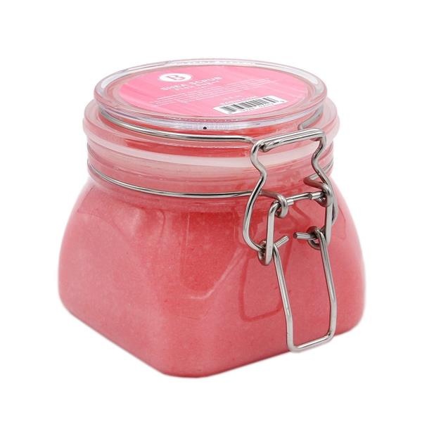 slide 1 of 1, Basin Shea Salt Scrub -Pink Sugar, 16 oz