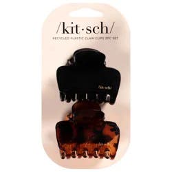 scünciBlack & Tortoise Recycled Plastic Claw Clips - 2 Count