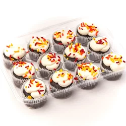 Market District Giant Eagle Cupcakes, Md Mini Chocolate, With Vanilla Buttercream