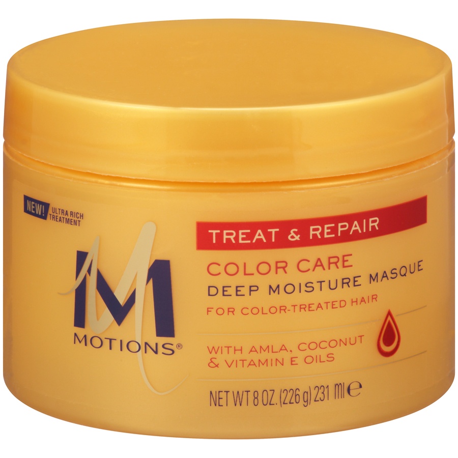 slide 1 of 5, Motions Treat And Repair Color Care Deep Moisture Masque, 8 fl oz