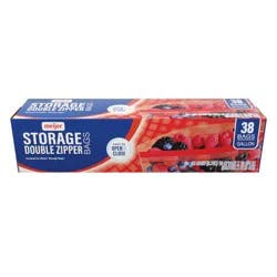 Meijer Re-Closable Double Zipper Gallon Storage Bags