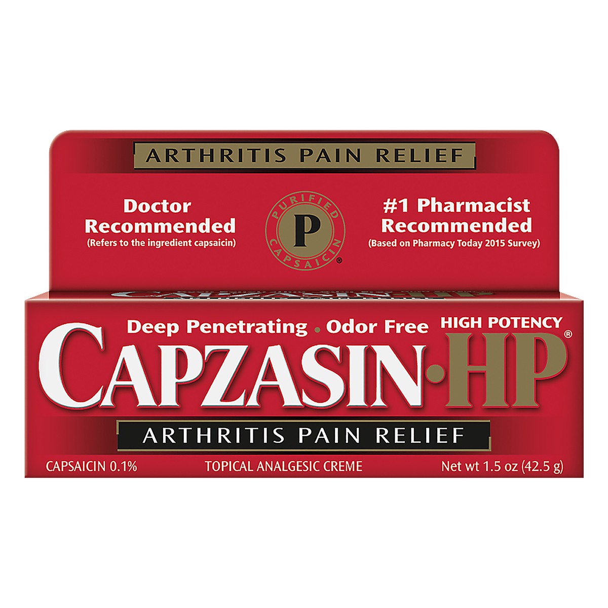 slide 11 of 11, Capzasin-HP Creme Arthritis Pain Relief 1.5 oz, 1.5 oz