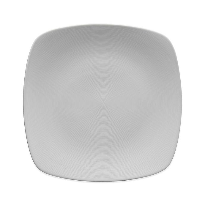 slide 1 of 1, Noritake Grey on Grey Swirl Square Dinner Plate, 1 ct