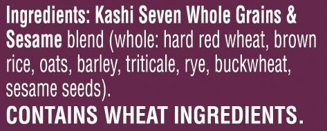 slide 3 of 3, Kashi Breakfast Cereal, Vegan Protein, Fiber Cereal, 6.5 oz
