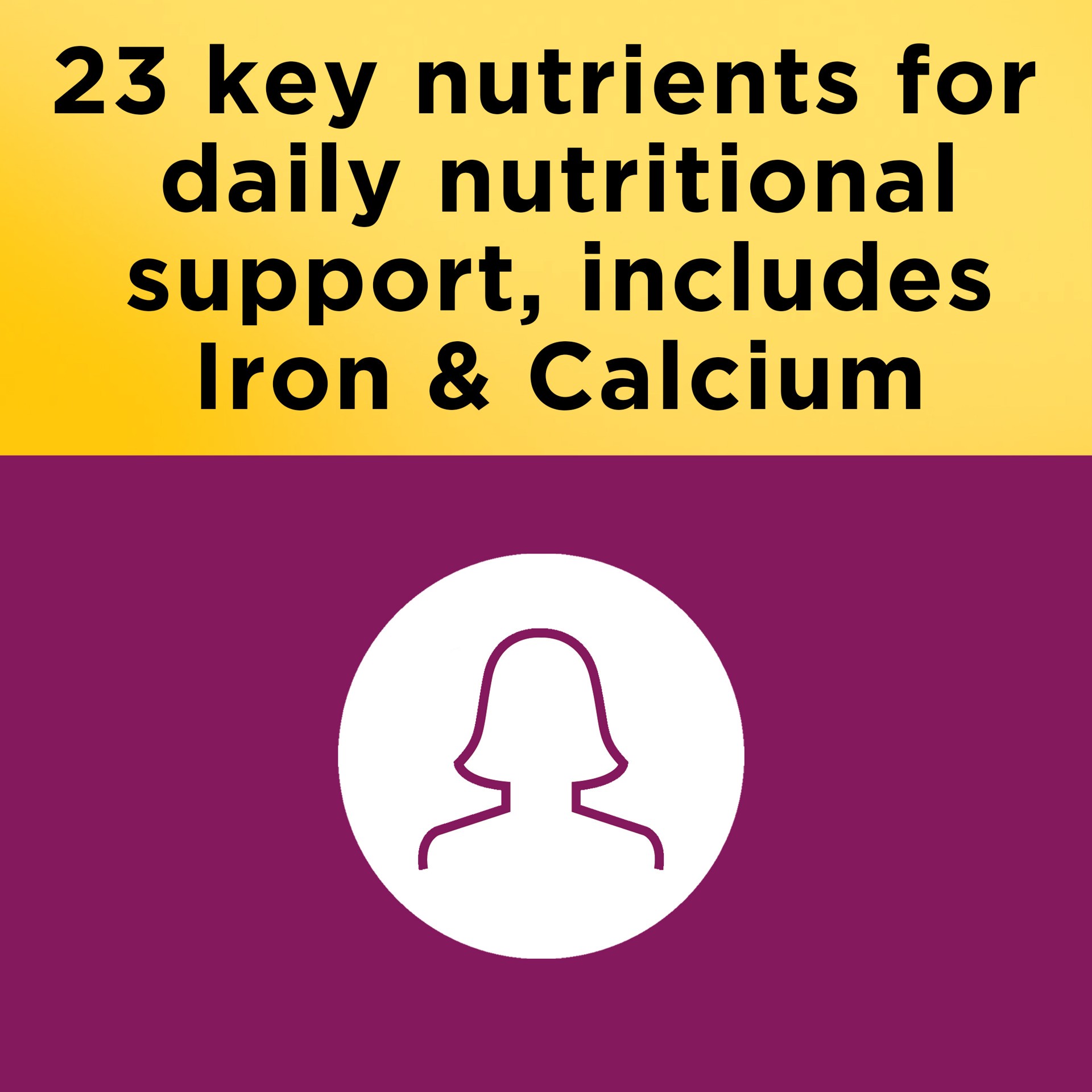 slide 3 of 8, Nature Made Multivitamin For Her, Womens Multivitamin for Daily Nutritional Support, Multivitamin for Women, 90 Tablets, 90 Day Supply, 90 ct