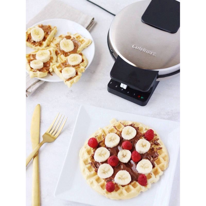 slide 3 of 12, Cuisinart Classic Waffle Maker - Stainless Steel - WMR-CAP2, 1 ct