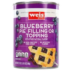 Weis Quality Blueberry Pie Filling & Topping