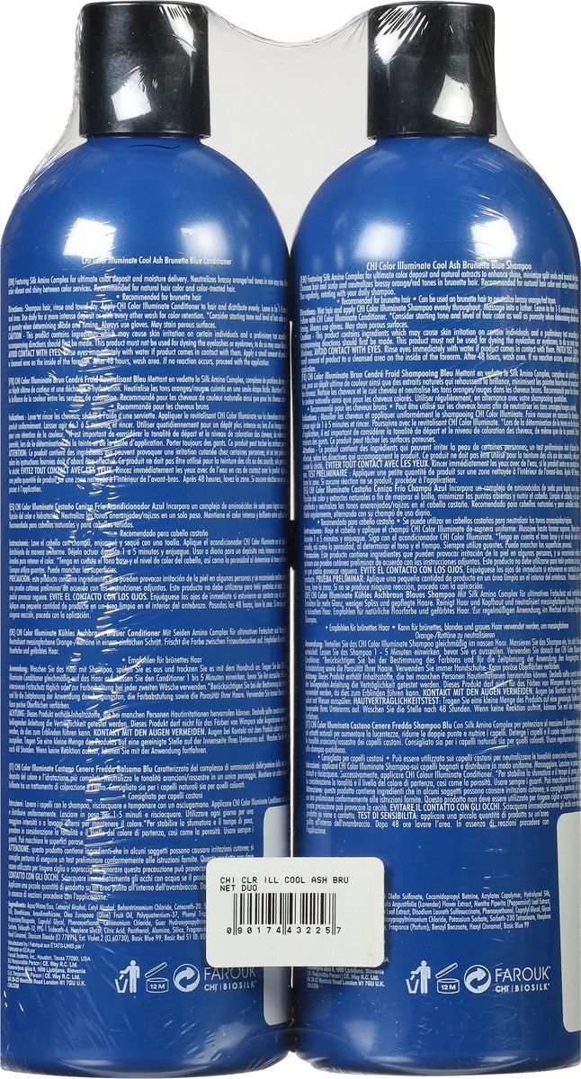 slide 5 of 9, CHI Color Illuminate Cool Ash Brunette Duo 2 - 25 fl oz Bottles, 2 ct
