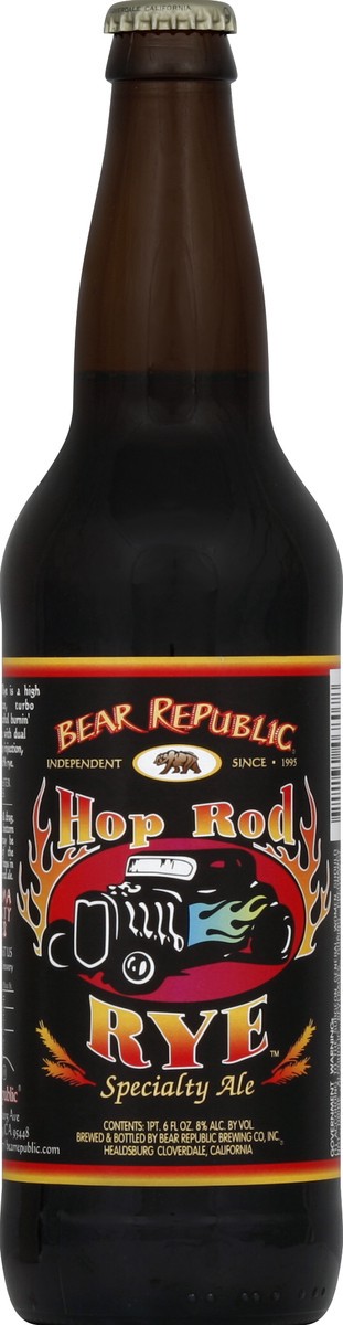 slide 4 of 4, Bear Republic Hop Rod Rye, 22 oz