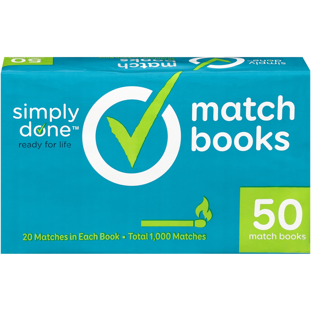 slide 1 of 1, Simply Done Match Books, 50 ct