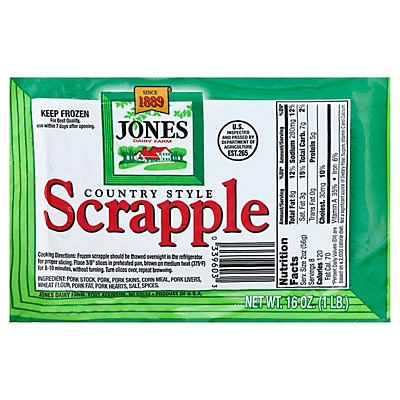 slide 1 of 1, Jones Dairy Farm Country Style Scrapple, 16 oz