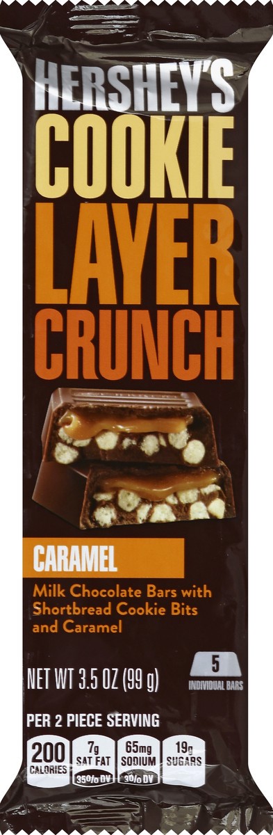 slide 2 of 5, Hershey's Cookie Layer Crunch Caramel Bar, 3.5 oz