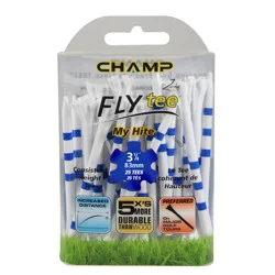 PrideSports Zarma Flytee My Hite White/Blue Stripe - 3 1/4" 25 Tees