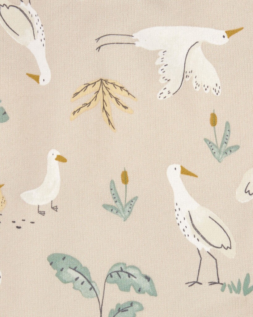 slide 3 of 4, Carter's Baby 2-Piece Bird Print Long-Sleeve Tee & Overall Set Multi 12M, 2 pc