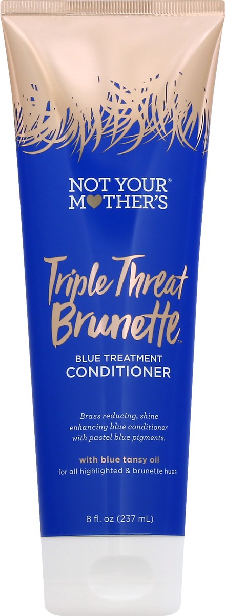 slide 6 of 9, Not Your Mother's Not Your Mothers Brunette Cond Triple Threat, 8 fl oz