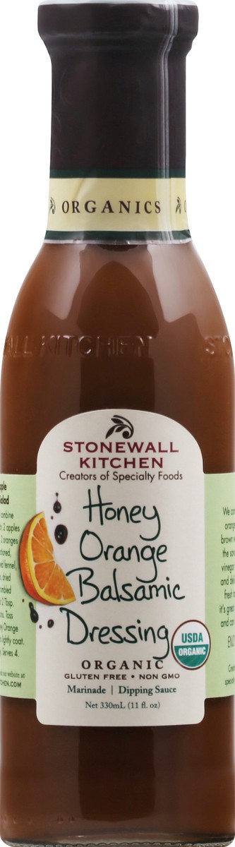 slide 7 of 13, Stonewall Kitchen Organic Honey Orange Balsamic Dressing 330 ml, 330 ml