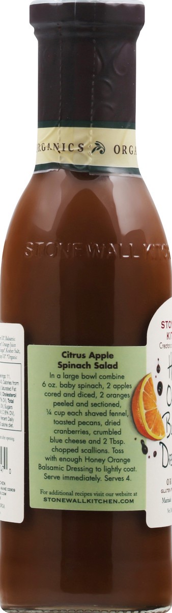 slide 4 of 13, Stonewall Kitchen Organic Honey Orange Balsamic Dressing 330 ml, 330 ml