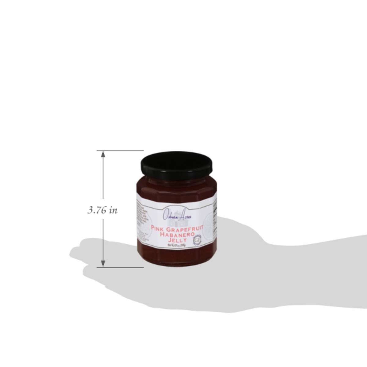 slide 13 of 14, Osburn Pink Grapefruit Habanero, 12 oz