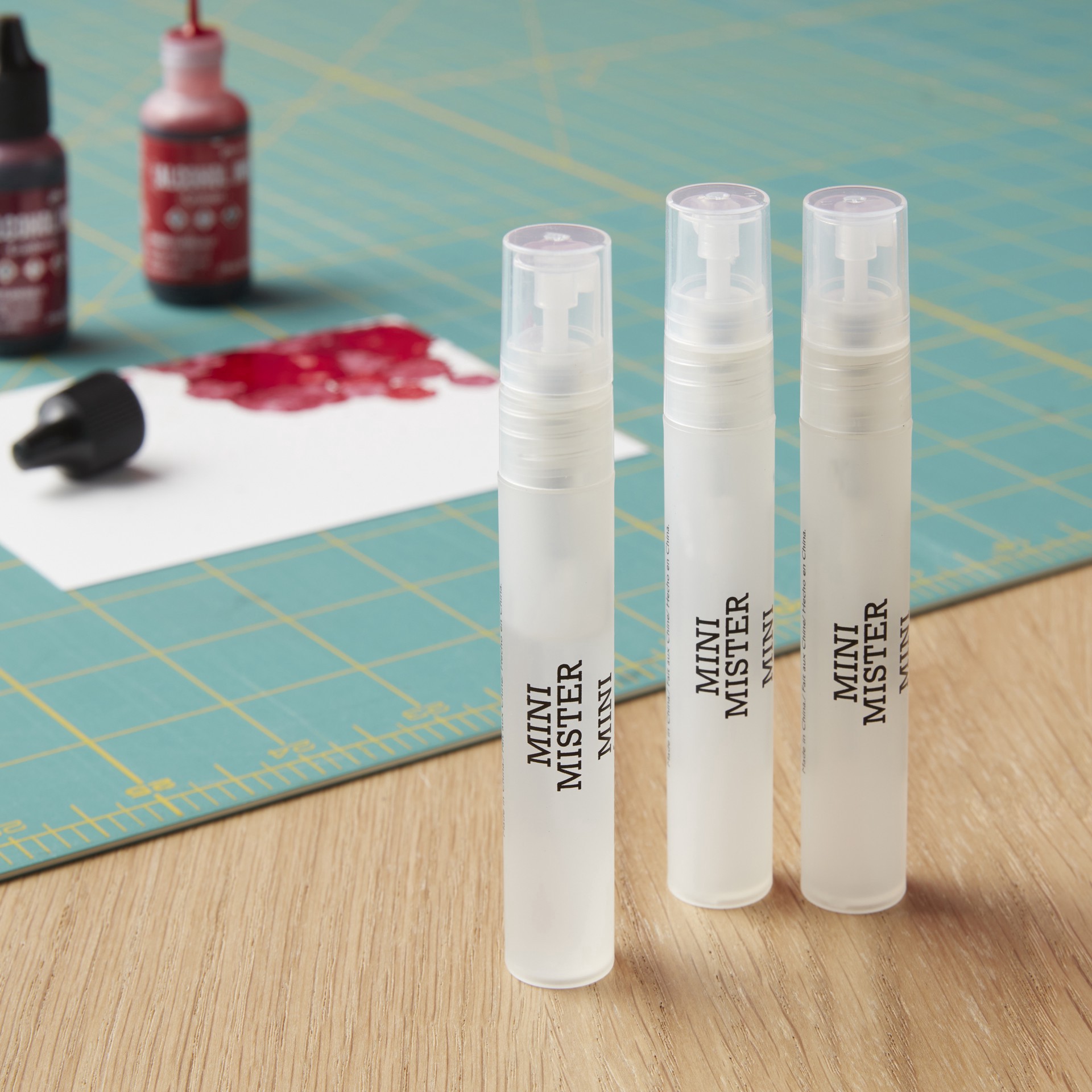 slide 3 of 5, Ranger Inkssentials Mini Misters, Mini Size