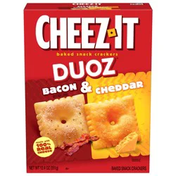 Cheez-It DUOZ Bacon and Cheddar Baked Snack Crackers