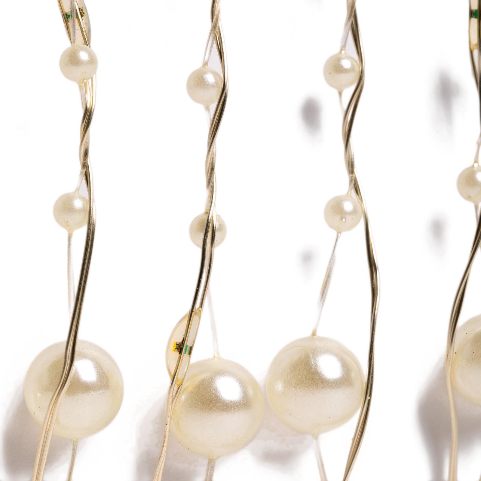 slide 4 of 6, 40ct. Warm White Pearl Led String Lights By Ashland, 40 ct