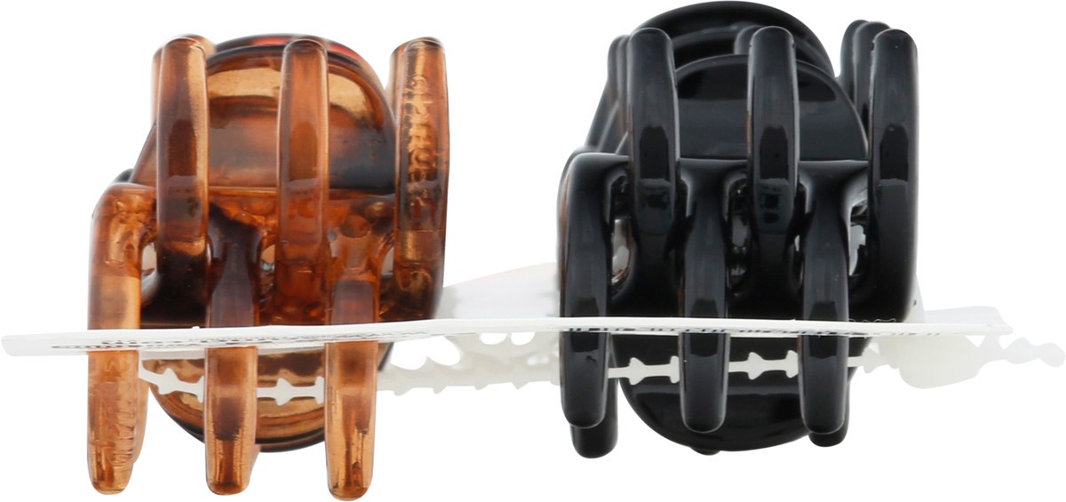 slide 2 of 9, scünci No Slip Grip Jaw Clips 6 ea, 6 ct