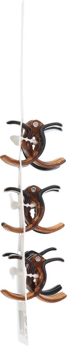 slide 8 of 9, scünci No Slip Grip Jaw Clips 6 ea, 6 ct