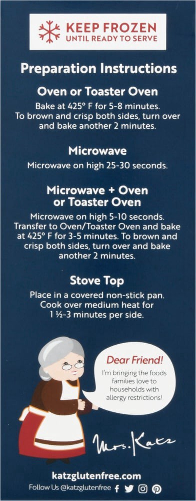 slide 4 of 4, Katz Katz Gluten-Free Garlic Texas Toast, 7.8 oz